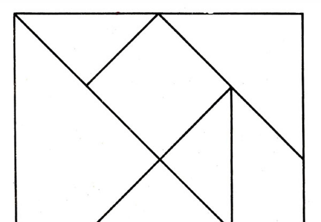 Фигуры из 8 треугольников для детей образцы
